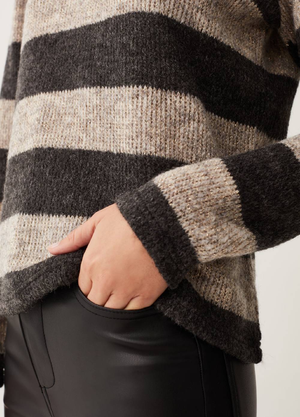OVS Maglia a righe con dettagli lurex Offerta speciale