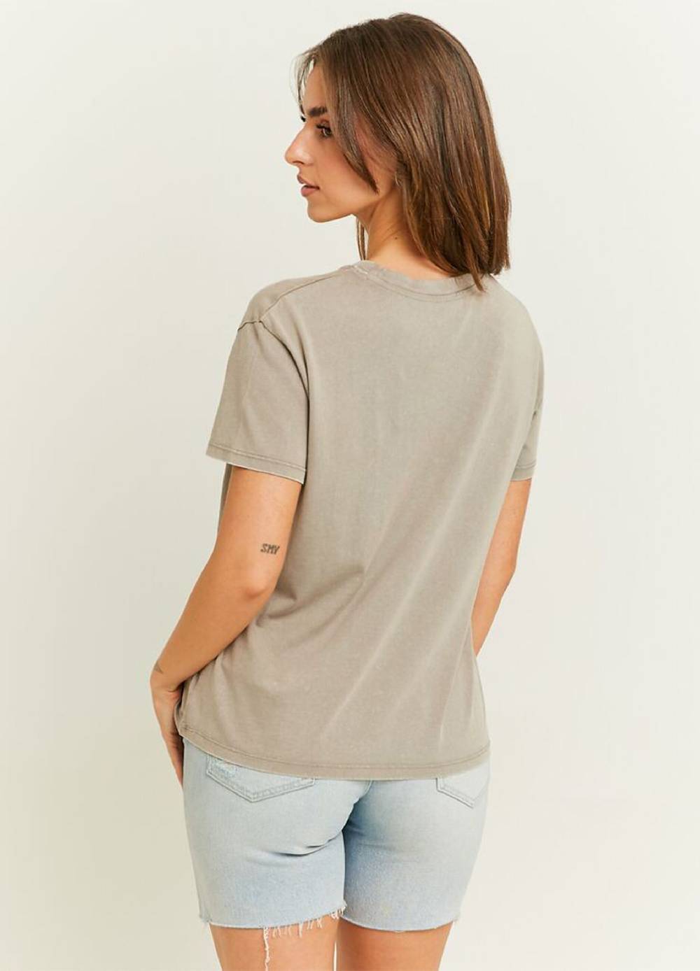 TALLY WEIJL T-shirt in cotone con stampa Grandi sconti