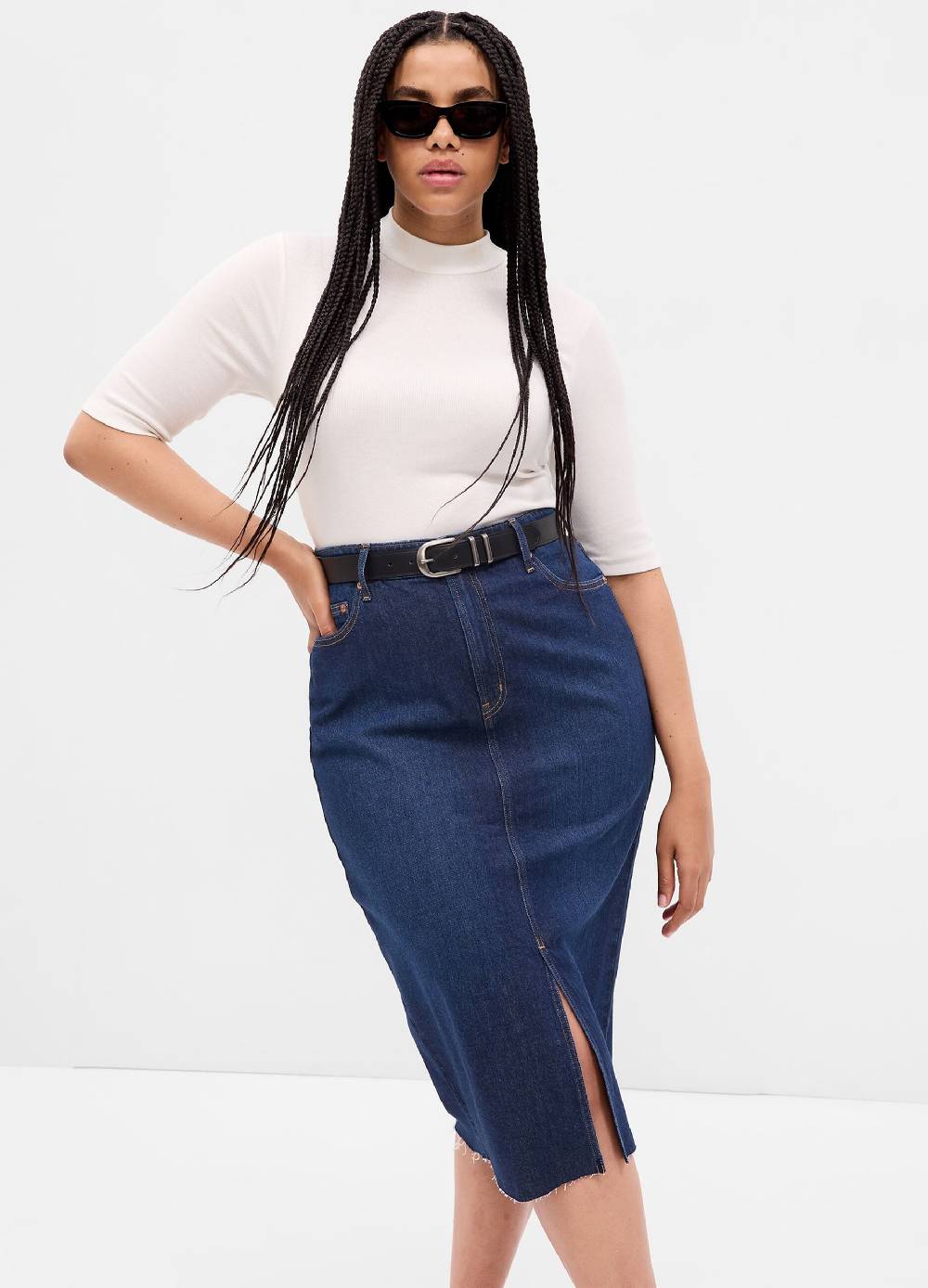 GAP T-shirt a costine sottili maniche al gomito Comprane uno, ottenene uno gratis