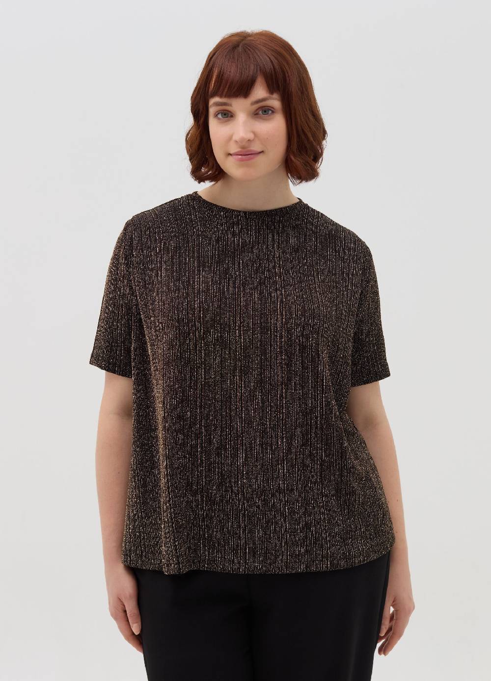 MYA T-shirt in lurex Curvy Sconti VIP