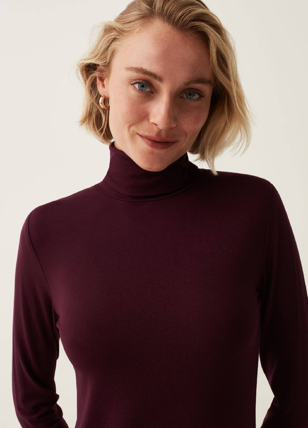 OVS T-shirt a collo alto con maniche lunghe Offerta settimanale
