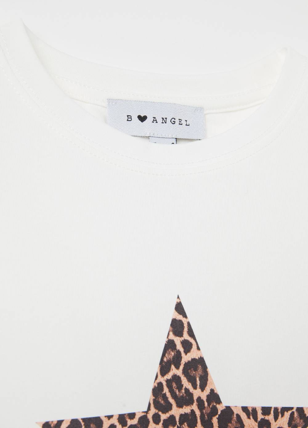 B. ANGEL T-shirt in cotone stretch con stampa Ultimi due giorni