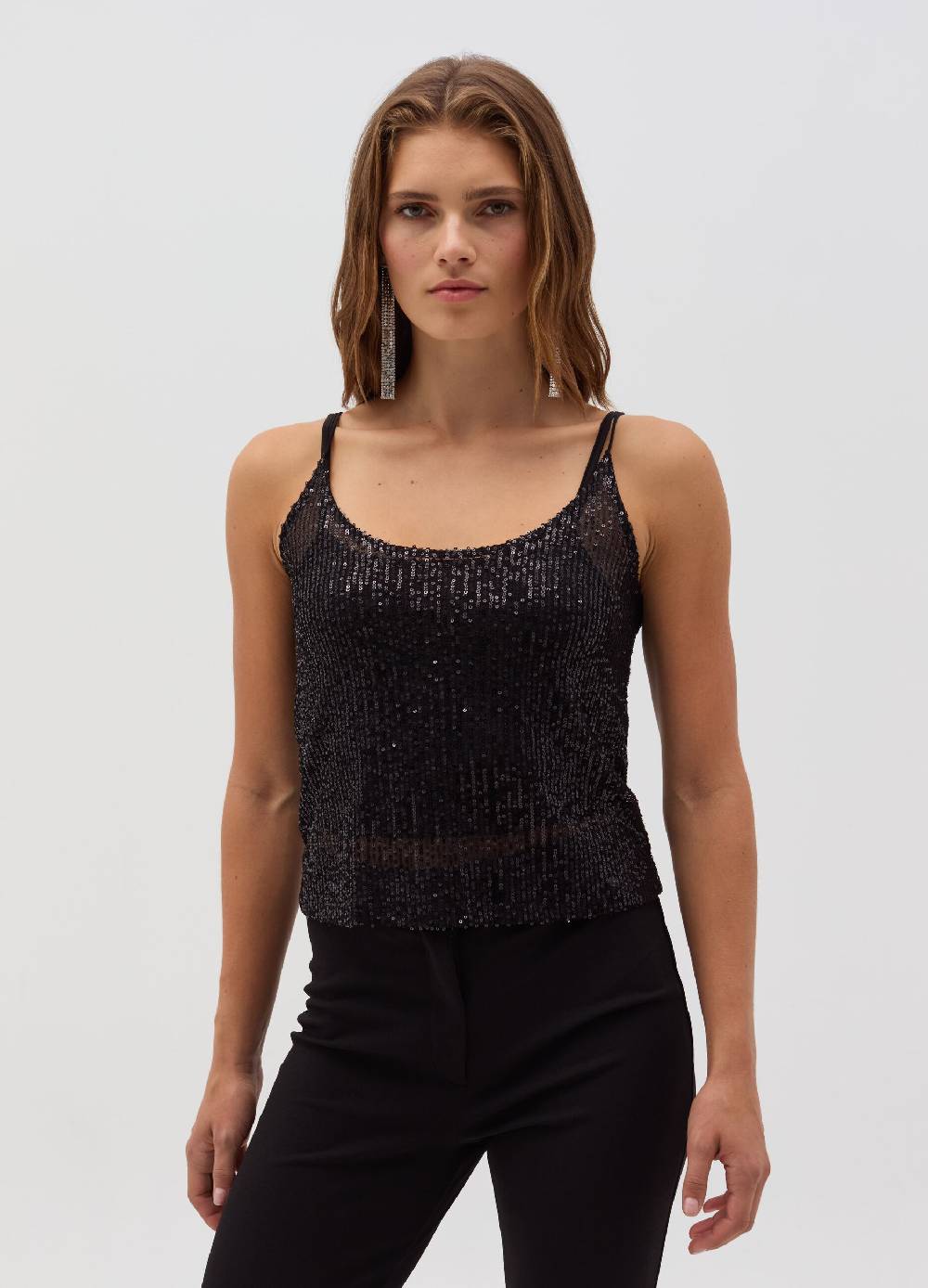 OVS Top con paillettes all-over Fino al 55% di sconto