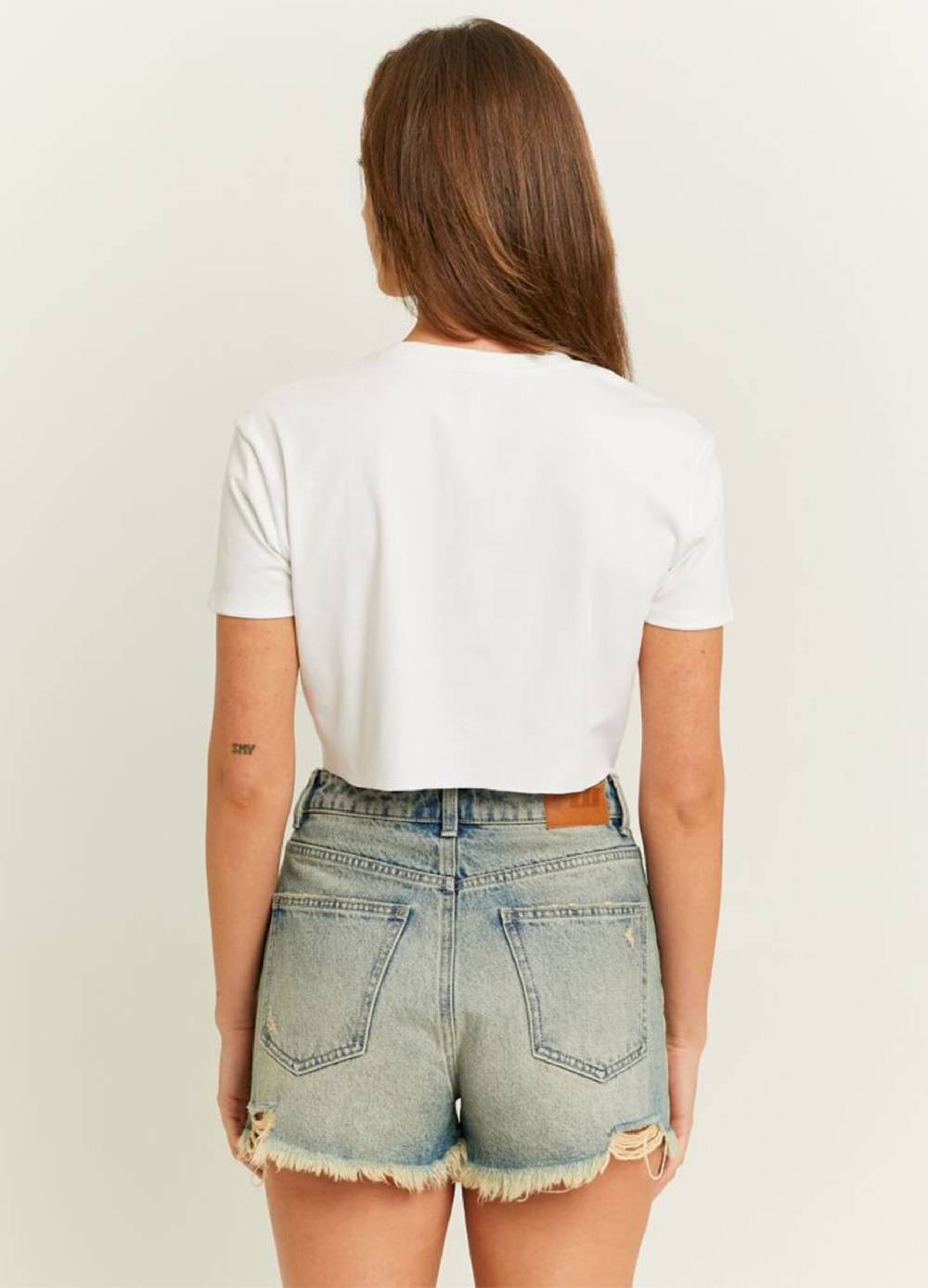 TALLY WEIJL T-shirt crop con stampa "Limitless 84" Solo un giorno rimasto