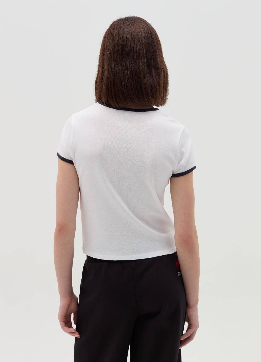 MILK+HERO T-shirt girocollo con stampa Trasporto libero internazionale
