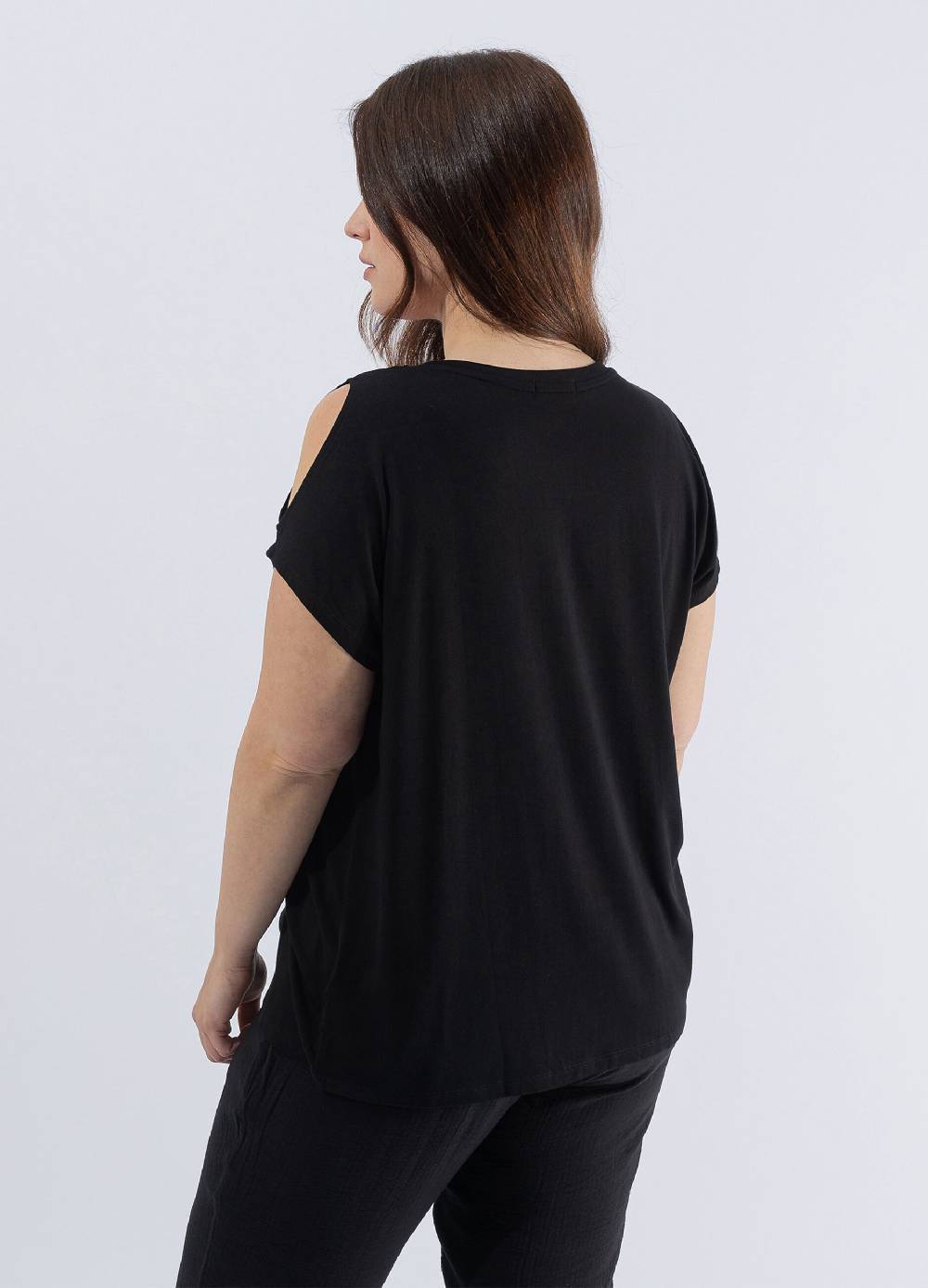 OCTOBER T-shirt con strass multicolore Curvy Limitato a 3 giorni