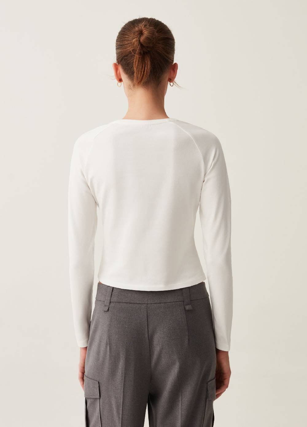 B. ANGEL T-shirt a maniche lunghe con stampa Vendita