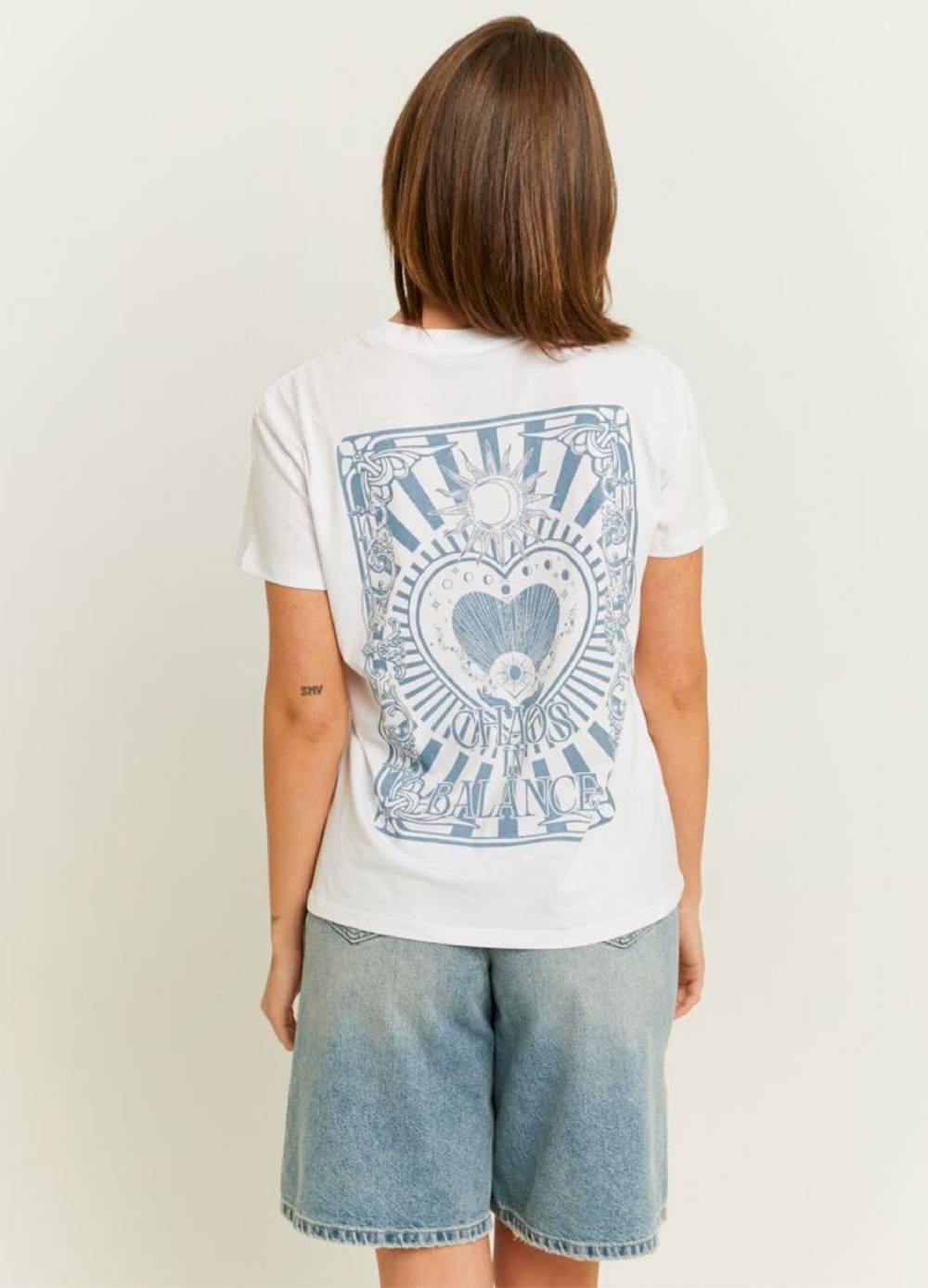 TALLY WEIJL T-shirt in cotone con stampa Convenienza