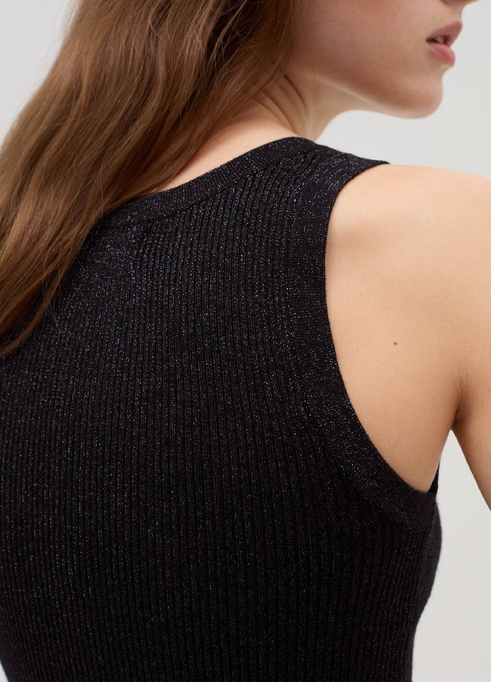 OVS Tank top a costine con lurex Economico