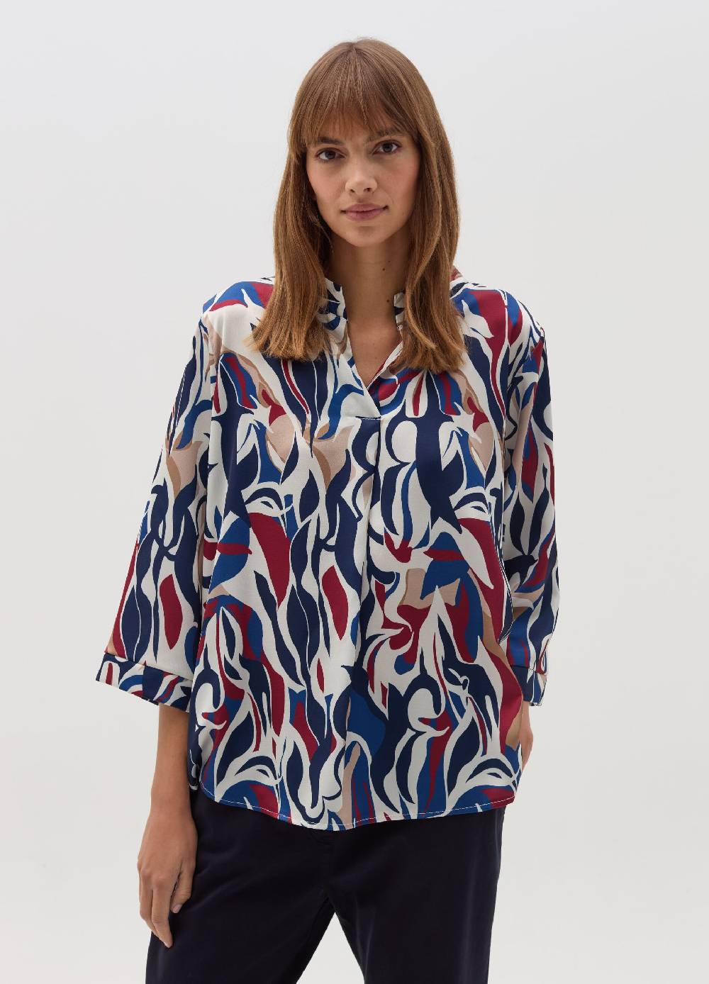 HYBRID Blusa multicolore con scollo a V Online