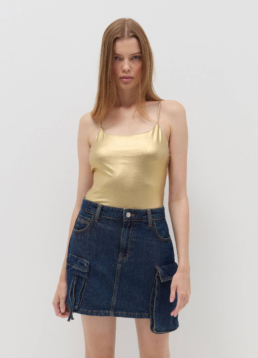 B. ANGEL Body con spalline sottili Vendita Calda