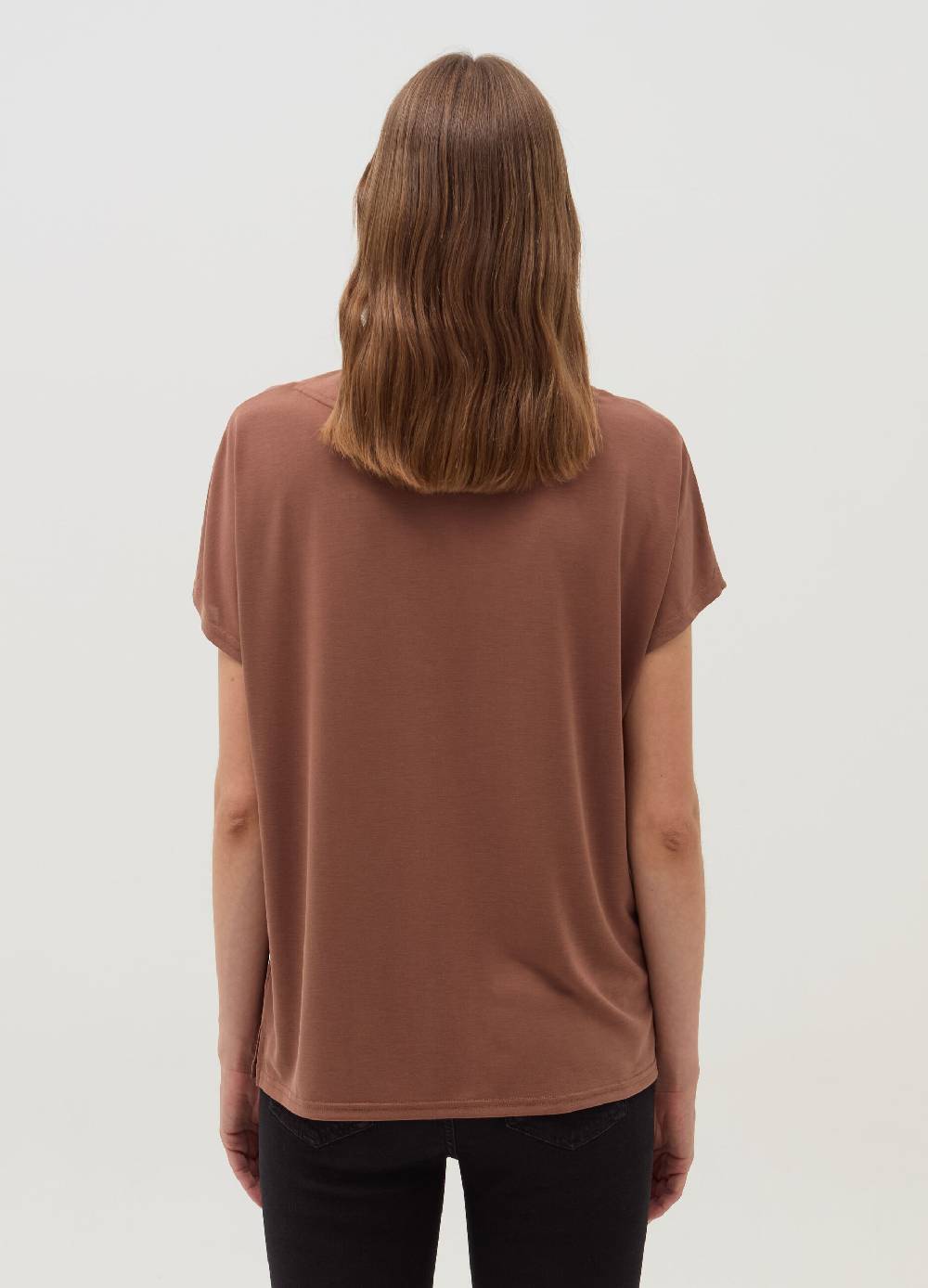 OVS T-shirt con scollo a V maniche a kimono Saldi Di Fabbrica