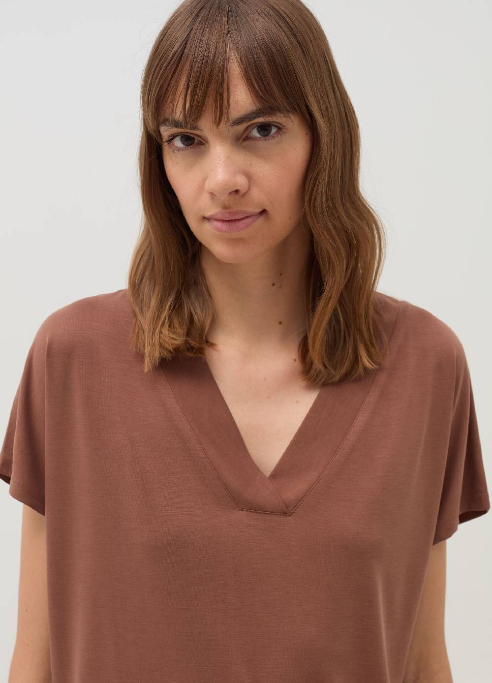 OVS T-shirt con scollo a V maniche a kimono Saldi Di Fabbrica