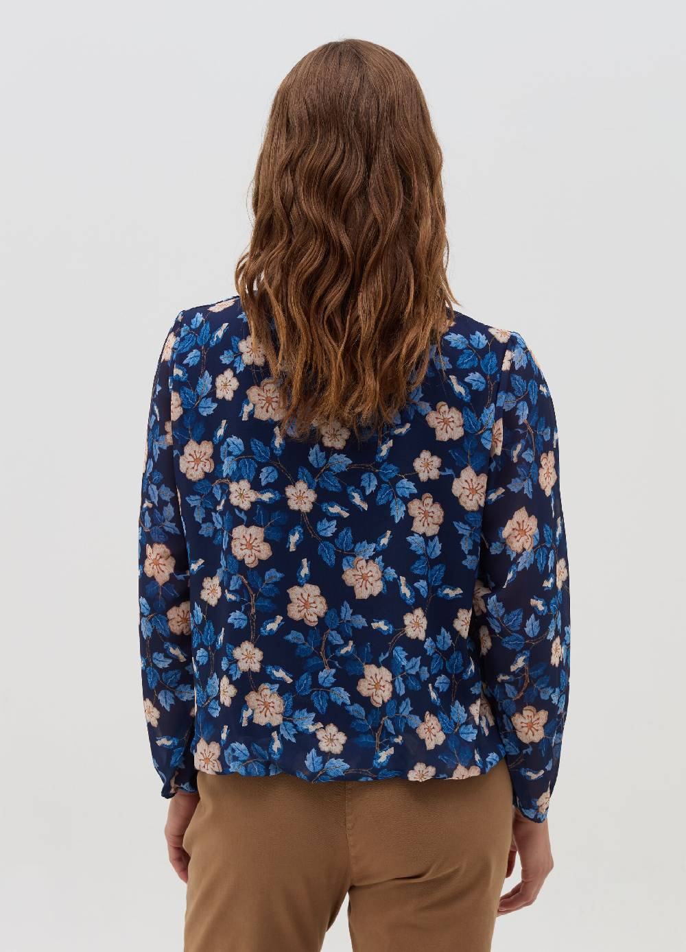 HYBRID Blusa floreale a maniche lunghe Moda
