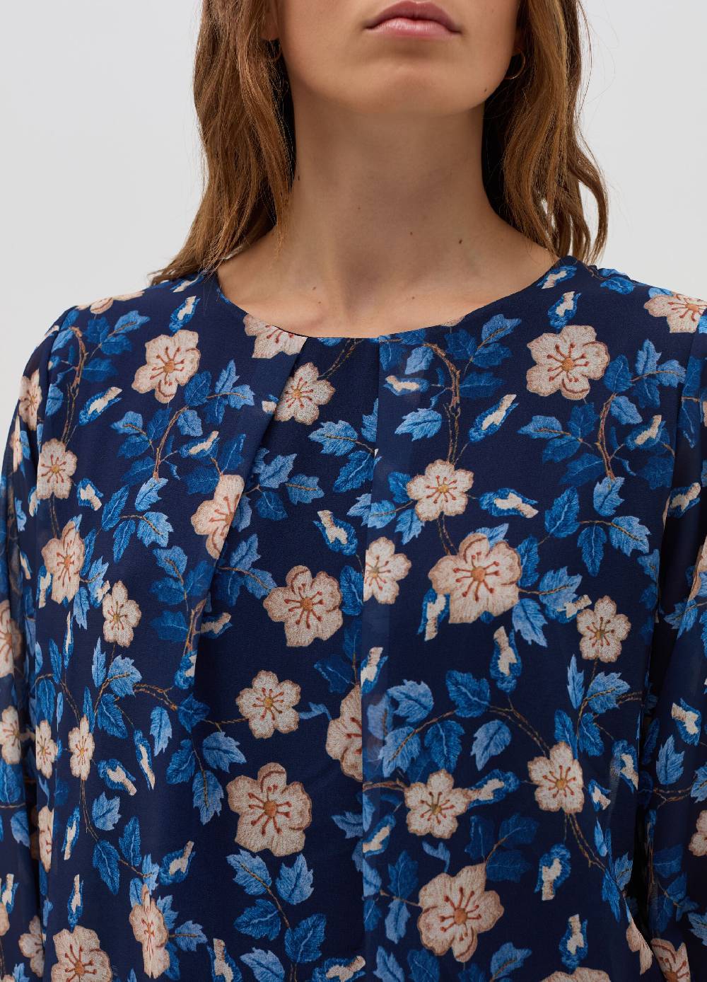 HYBRID Blusa floreale a maniche lunghe Moda