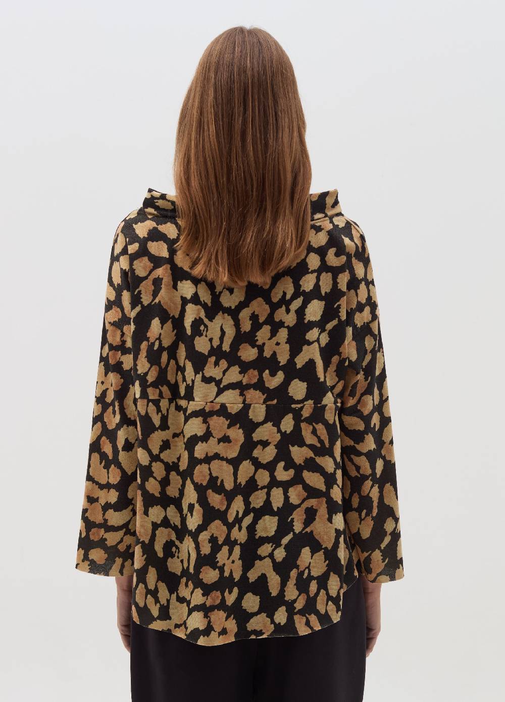 HYBRID Blusa animalier con scollo ad anello Comprare a buon mercato