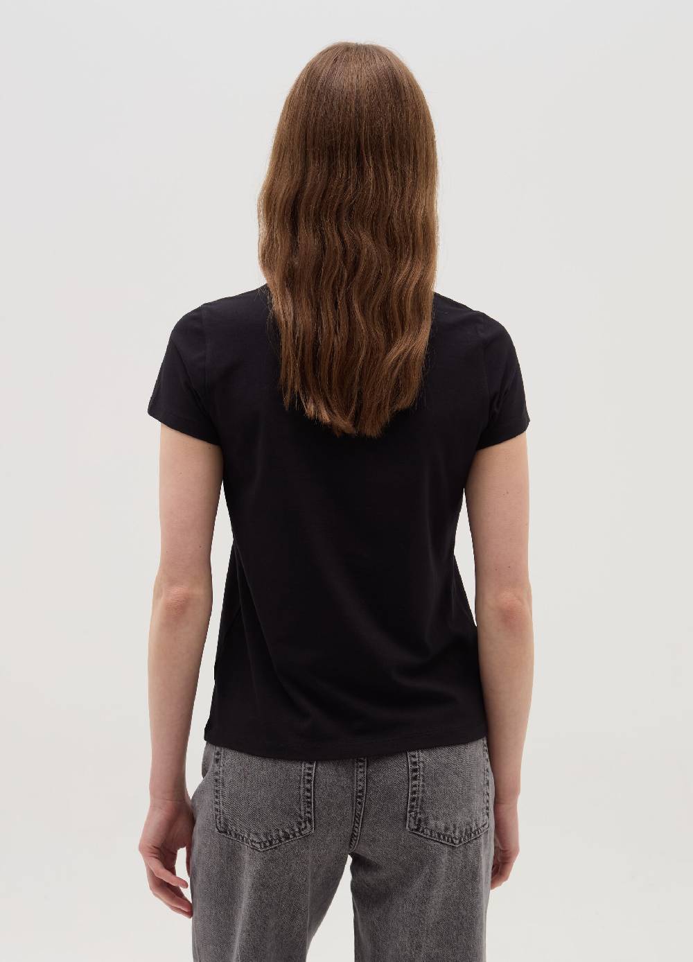 OVS T-shirt tinta unita con scollo a V Fornitura limitata