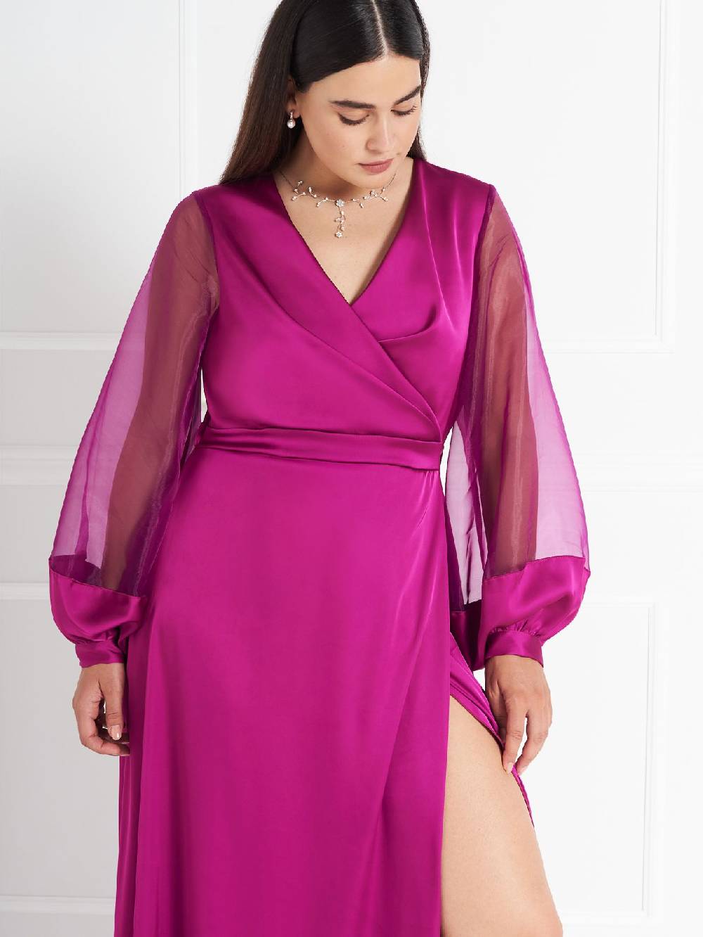 Rinascimento Abito Curvy atelier Lampone Prezzo Ridotto