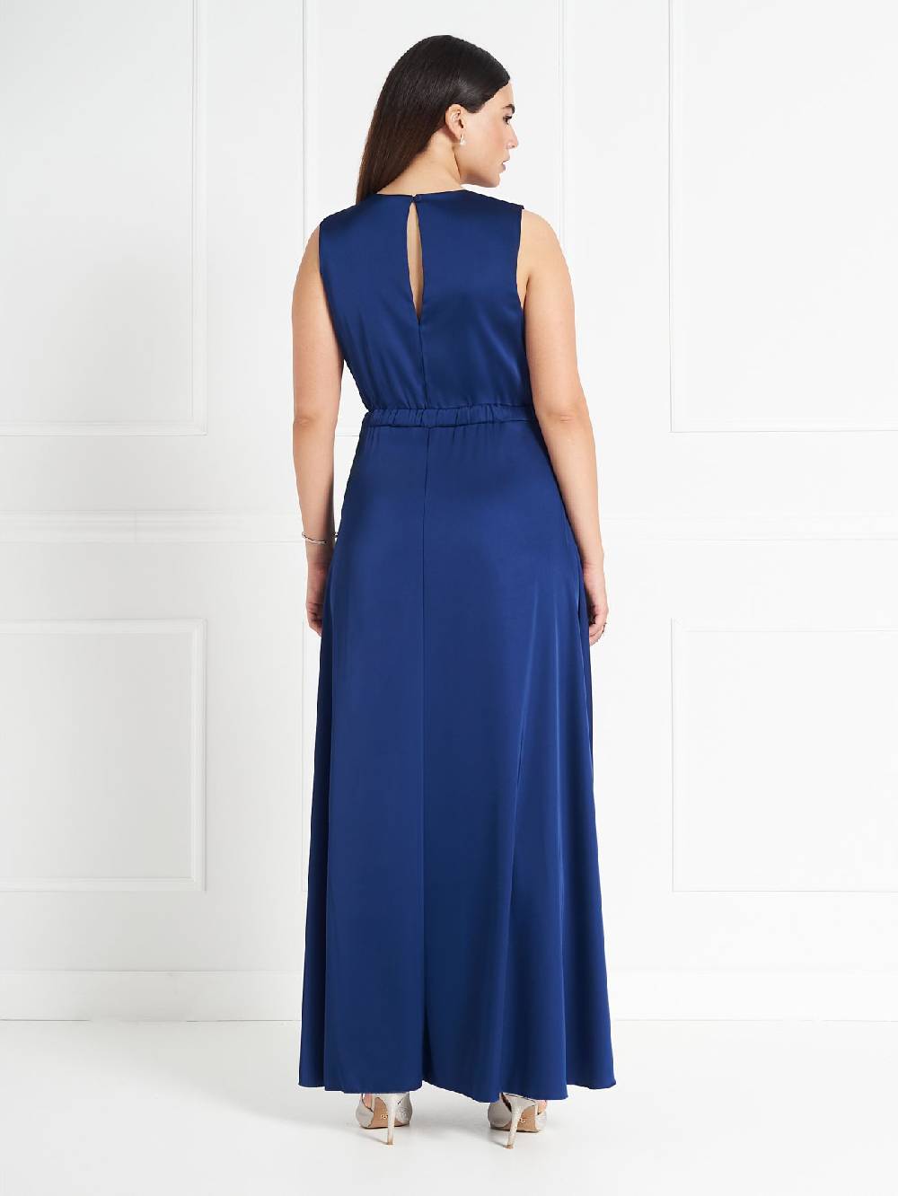 Rinascimento Abito Curvy atelier Blu Outlet