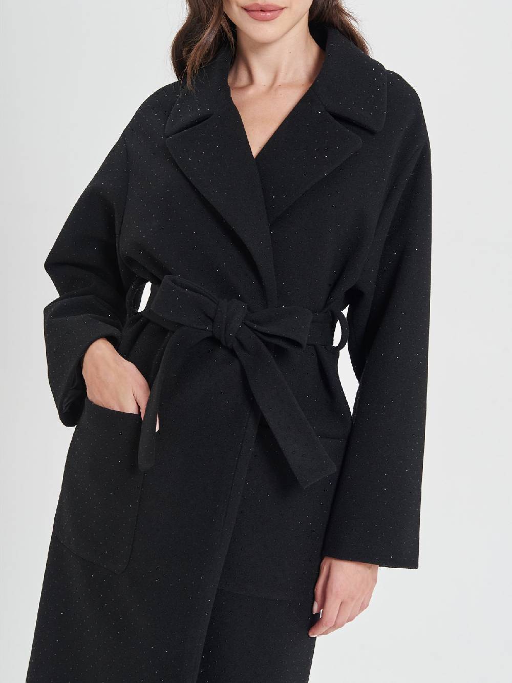 Rinascimento Cappotto Vestaglia Nero In Vendita