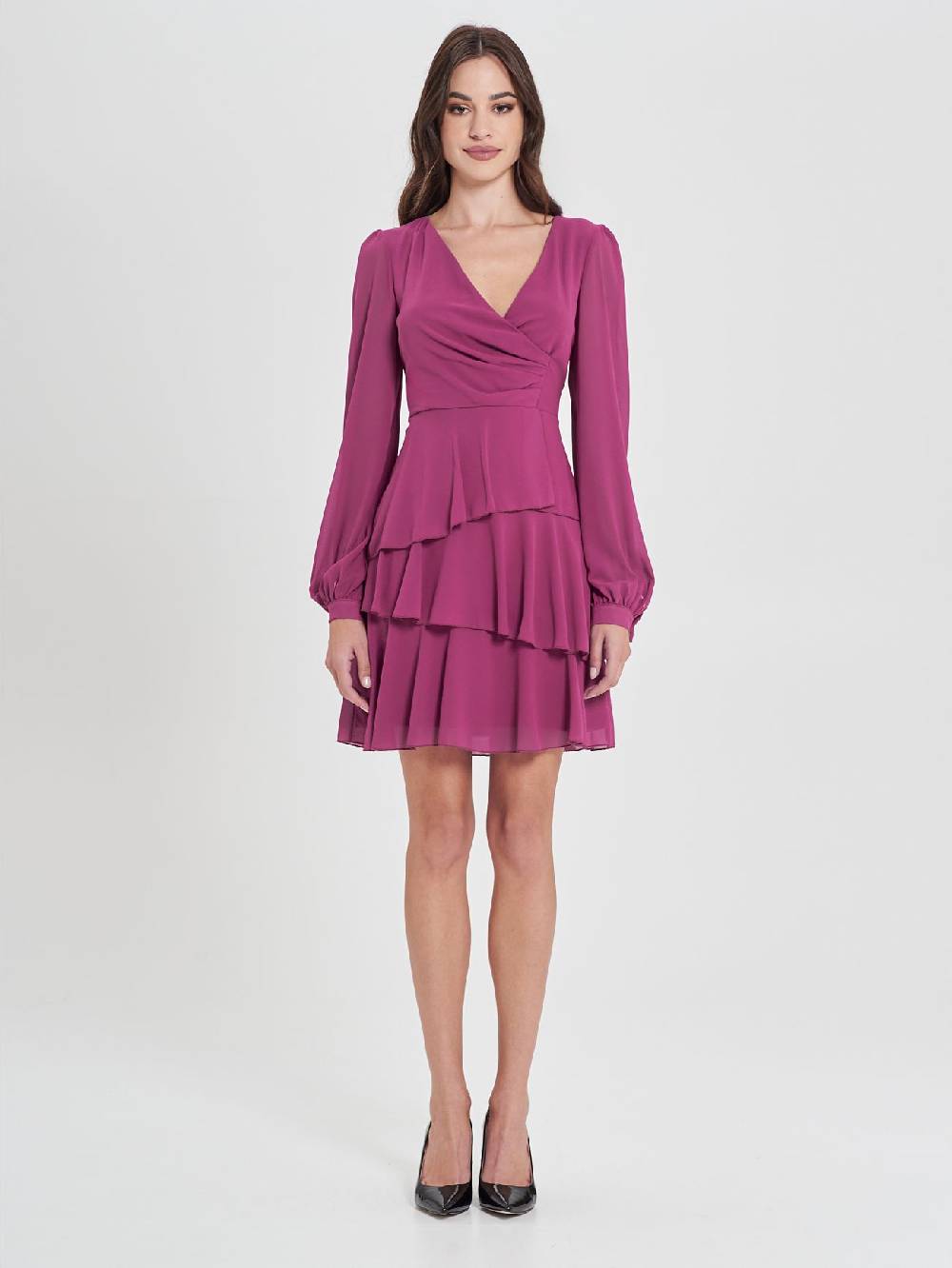 Rinascimento Abito Balzine Viola Magenta Vendite Flash