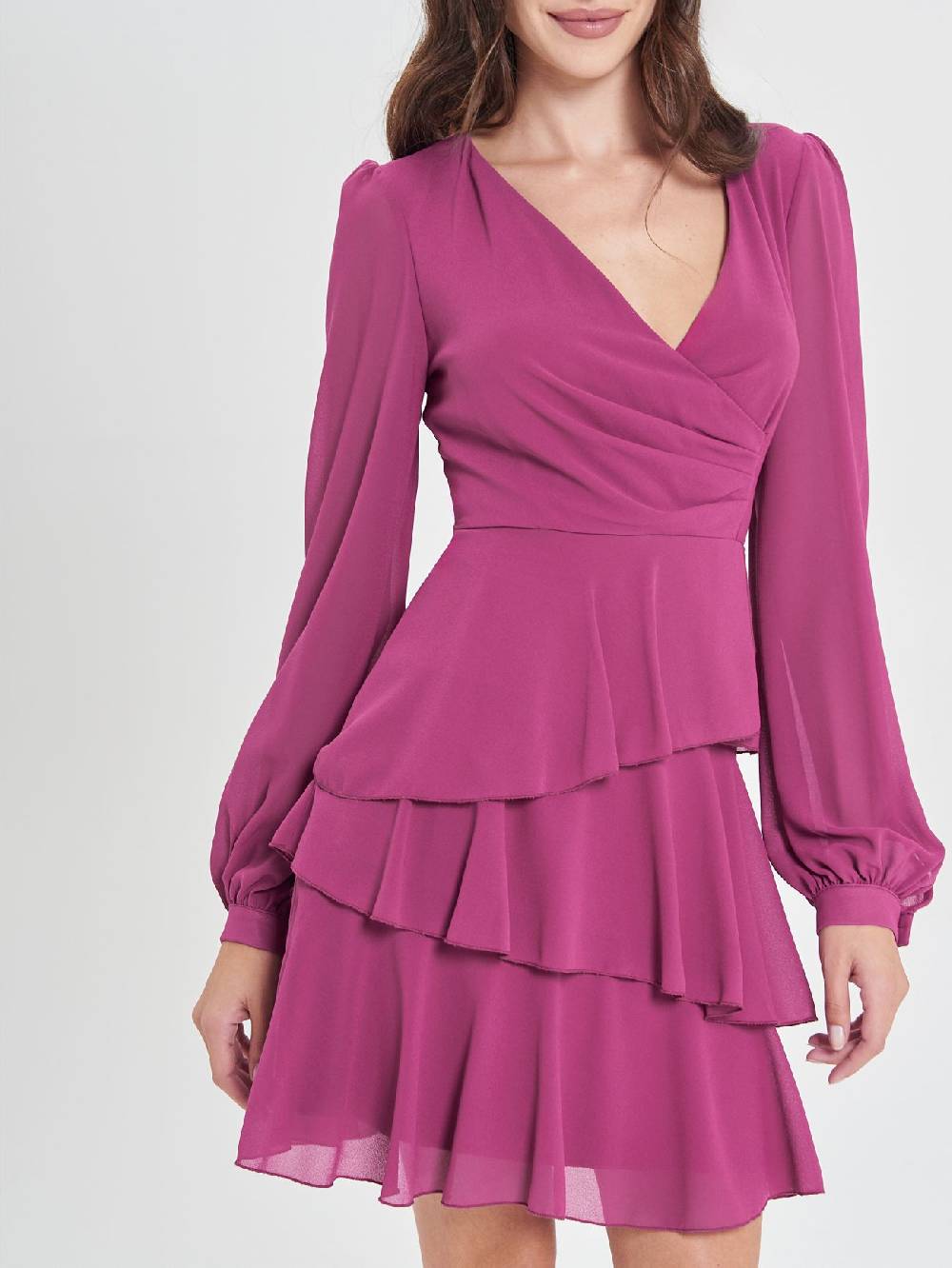 Rinascimento Abito Balzine Viola Magenta Vendite Flash