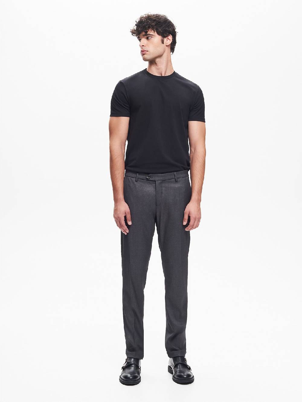 Rinascimento Pantaloni da abito Uomo Poliviscosa Antracite QB24 Online