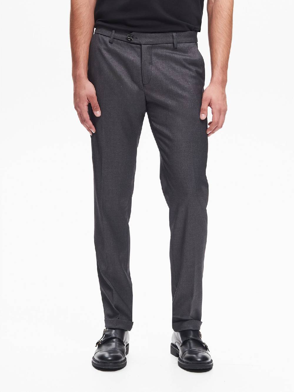 Rinascimento Pantaloni da abito Uomo Poliviscosa Antracite QB24 Online