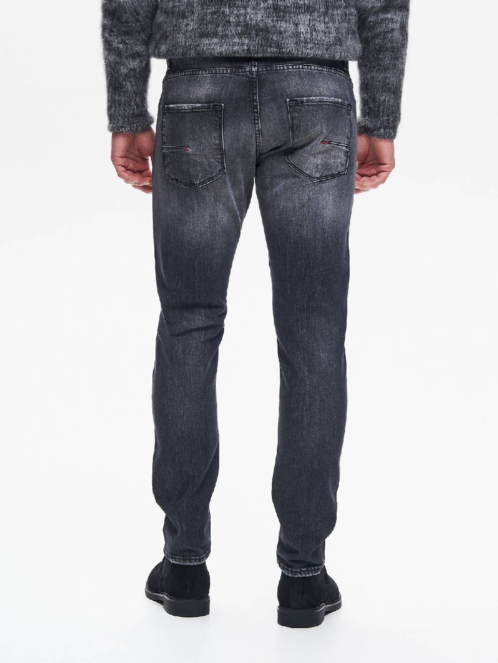 Rinascimento Jeans Regular-Fit Uomo Nero QB24 Outlet