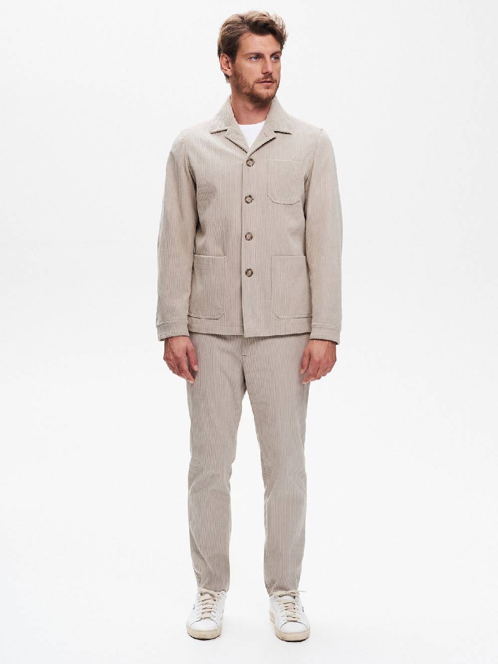 Rinascimento Giacca in Velluto Uomo Costa Francese QB24 Saldi