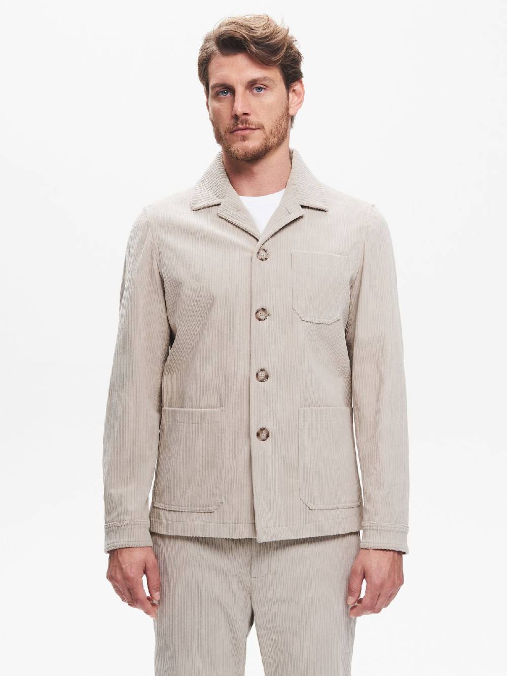 Rinascimento Giacca in Velluto Uomo Costa Francese QB24 Saldi