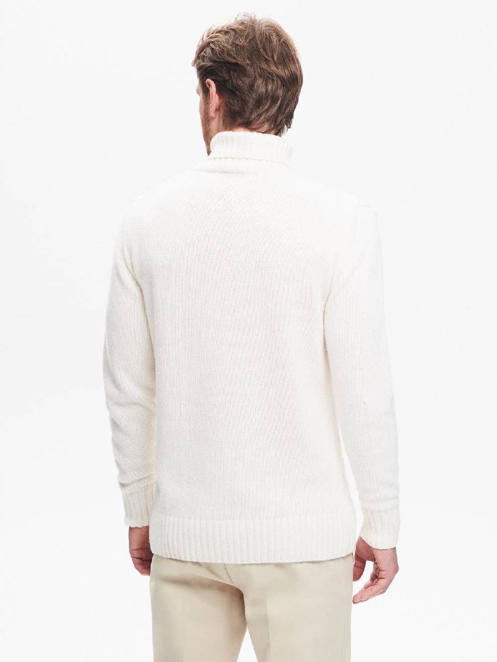 Rinascimento Maglione Dolcevita Uomo con Lavorazione QB24 Vendite Flash