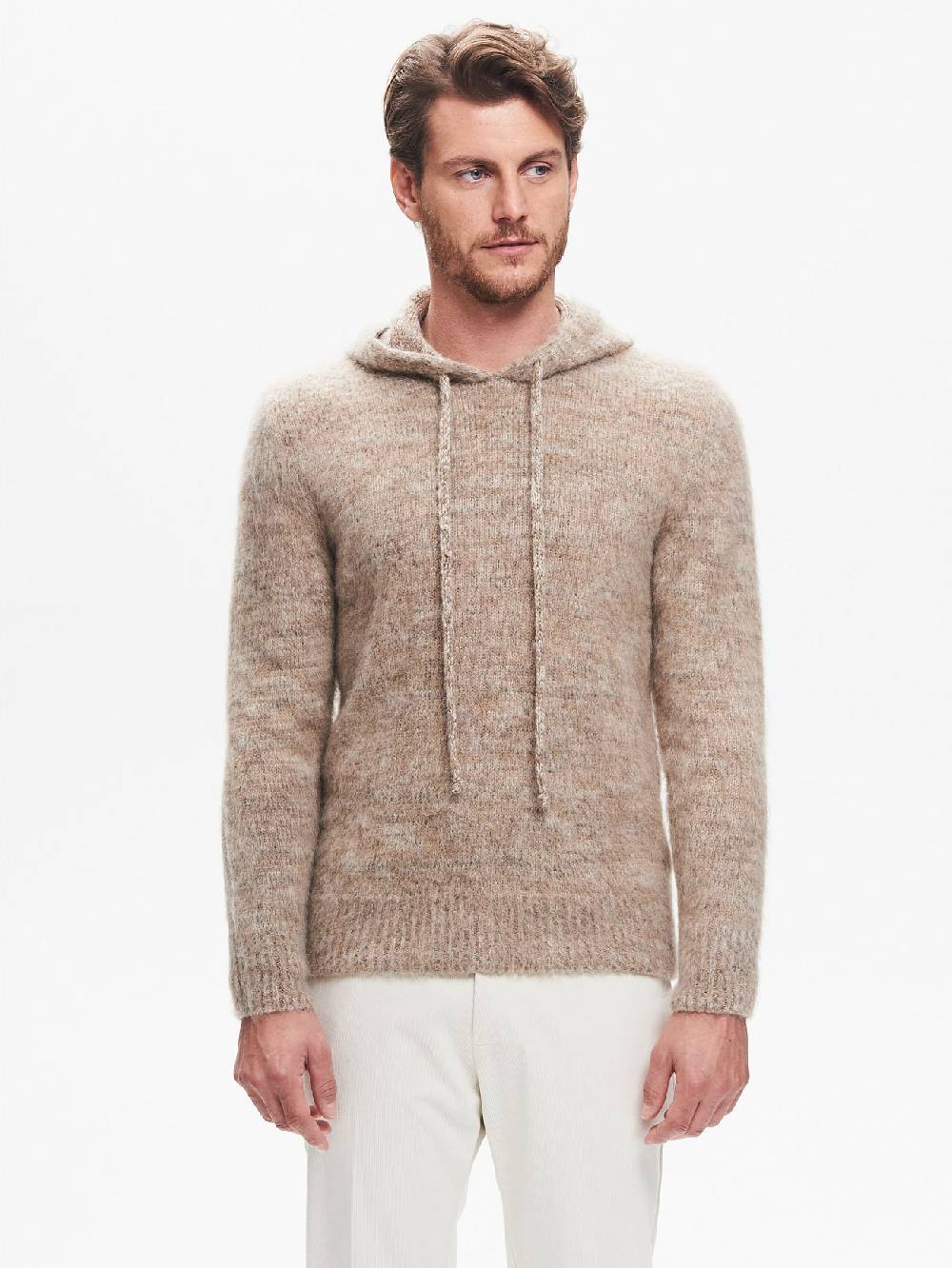 Rinascimento Maglia con Cappuccio Uomo Garzata QB24 Nuova