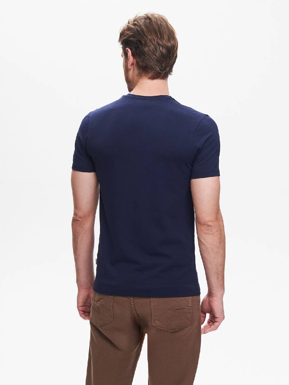 Rinascimento T-shirt Girocollo Uomo Blu QB24 Italia
