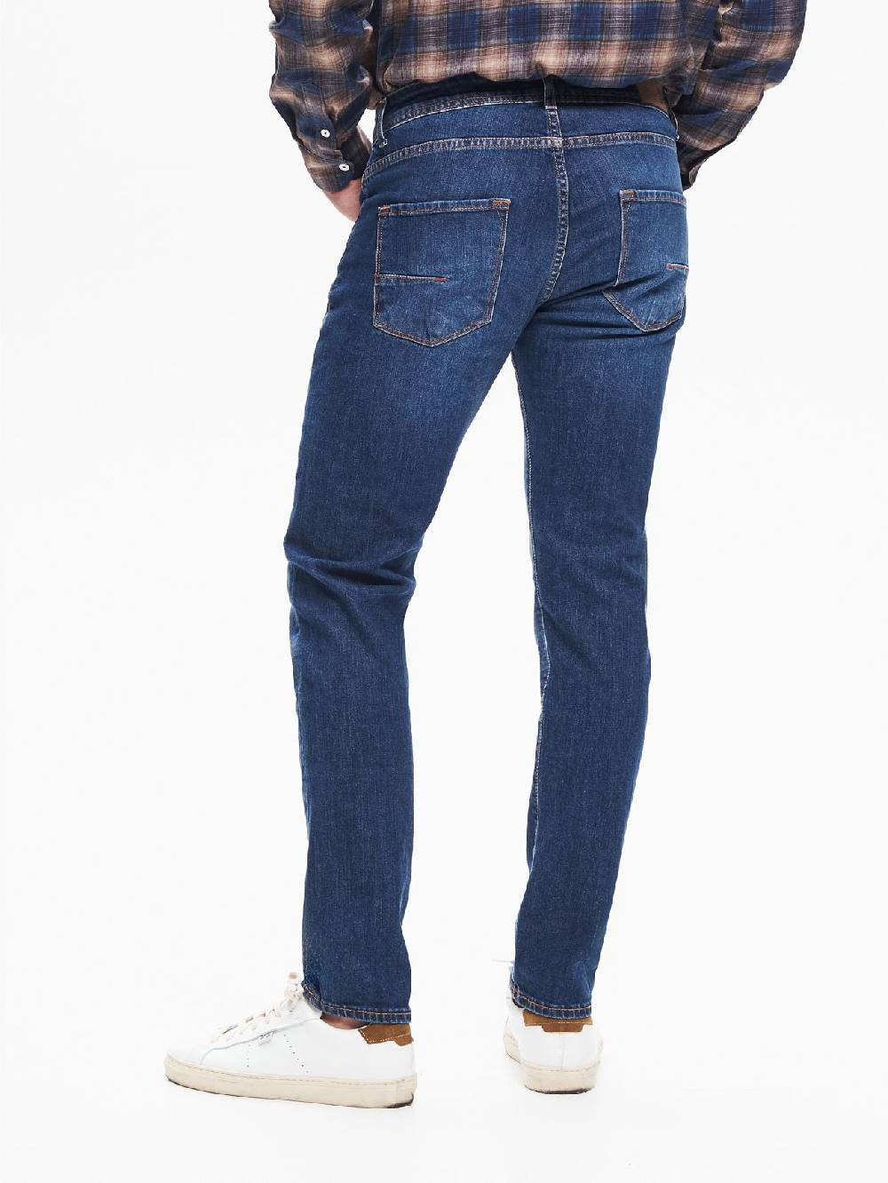 Rinascimento Jeans Slim-Fit Uomo Basic Blu QB24 In Linea