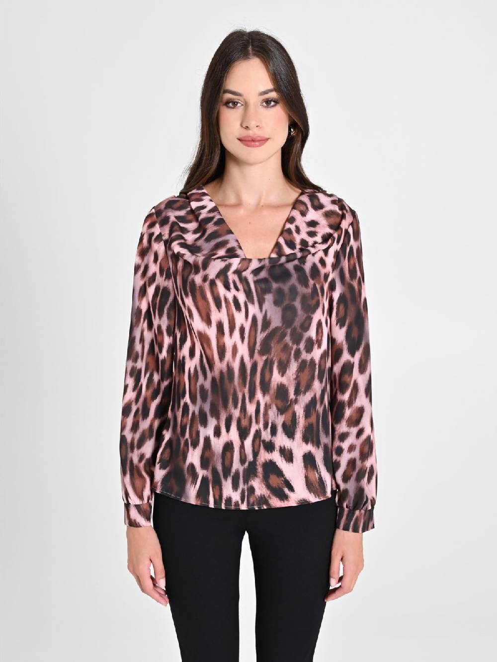 Rinascimento Blusa Pink Animalier Pezzi Unici