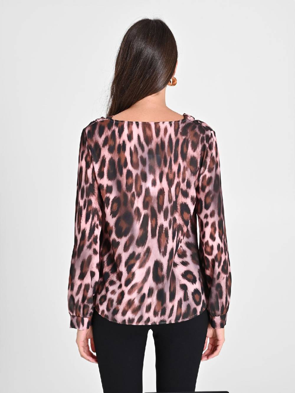 Rinascimento Blusa Pink Animalier Pezzi Unici