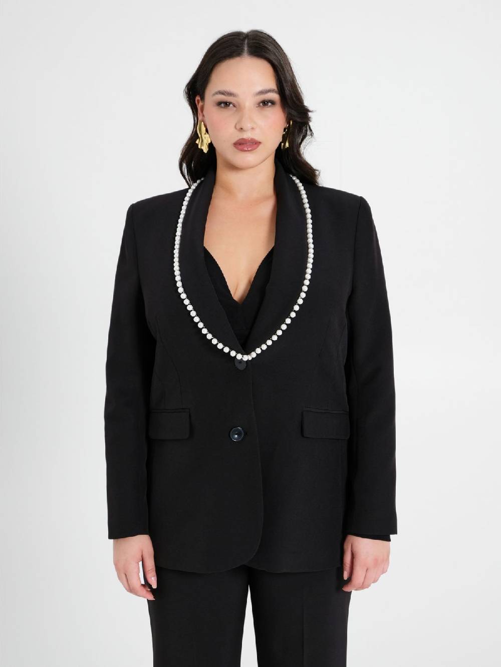 Rinascimento Giacca Curvy Perle Hotsell