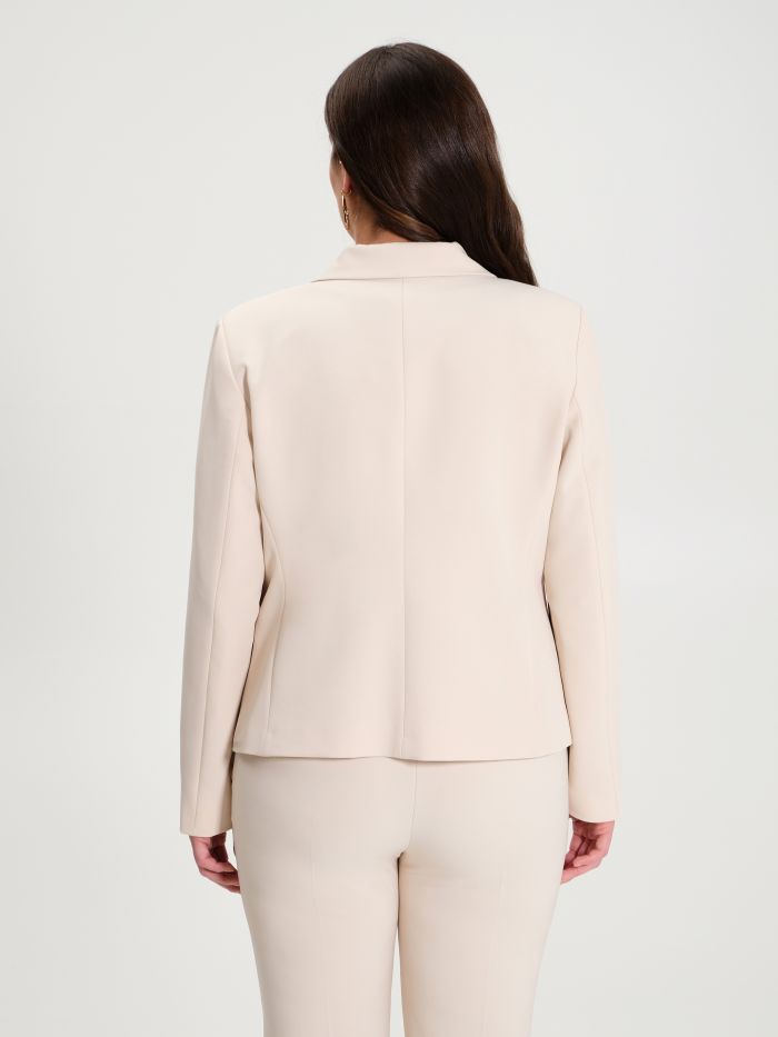 Rinascimento Giacca Curvy Monobottone Beige Negozio