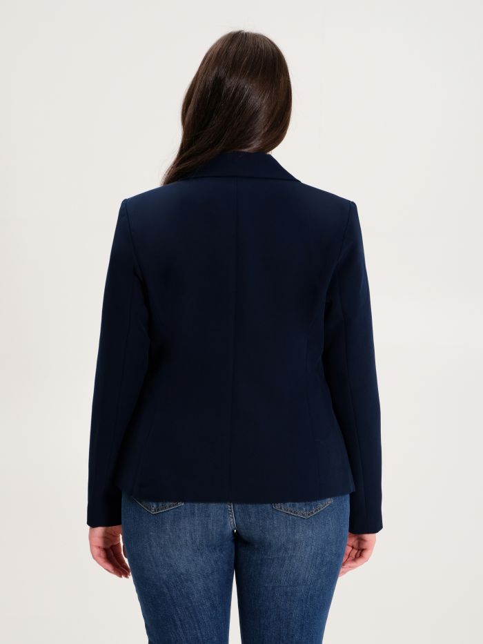 Rinascimento Giacca Curvy 6 Bottoni Blu In Saldo