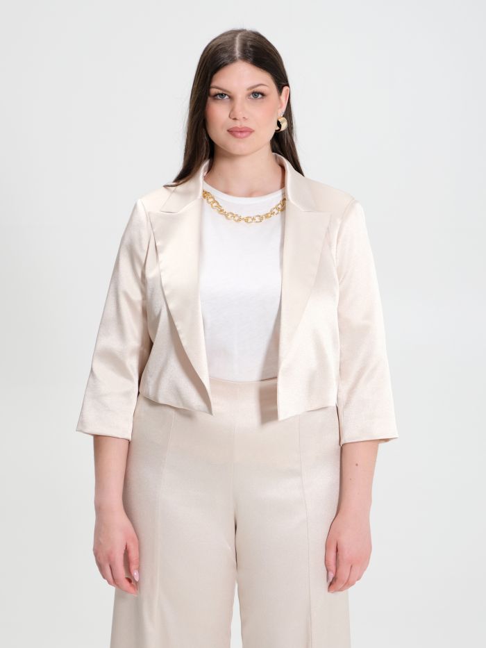 Rinascimento Giacca Curvy in Envers Satin Fino Al -60%