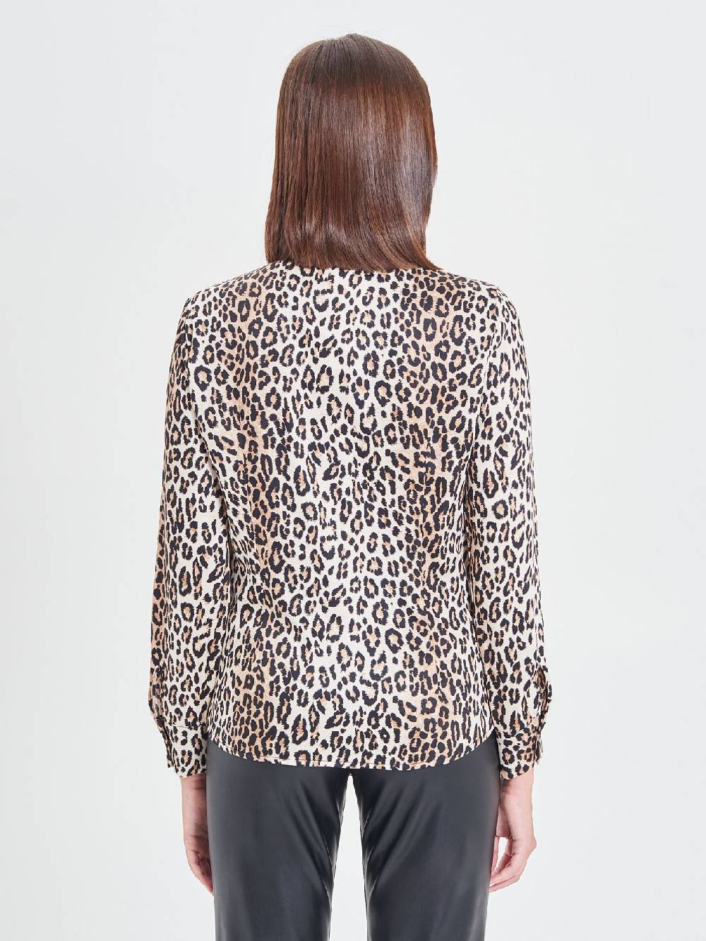 Rinascimento Camicia in Viscosa Animalier Rilascio limitato