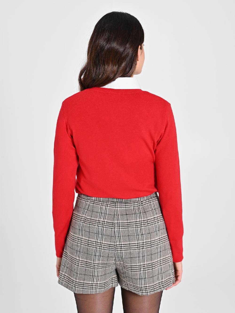 Rinascimento Maglia con Scollo a "V" Rossa Ecotec® Hotsell