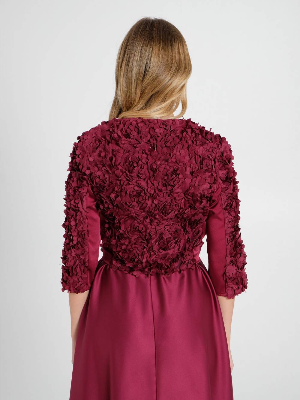 Rinascimento Giacca Bordeaux Petali Italia