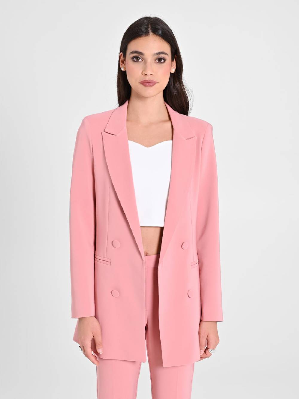 Rinascimento Giacca Doppiopetto Rosa Shopping Online