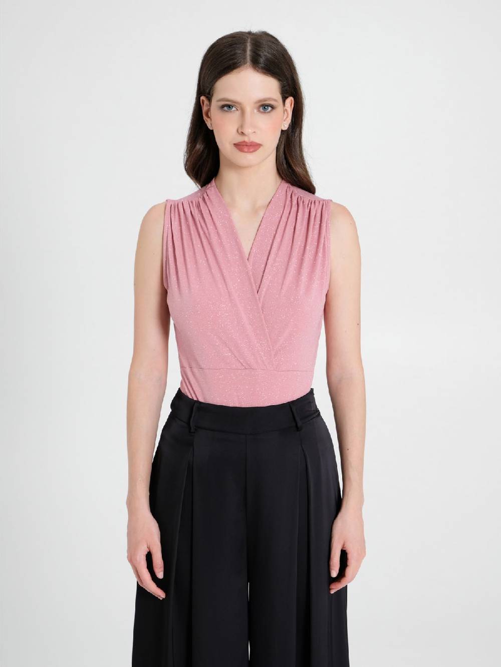 Rinascimento Top Body Microglitter Rosa Convenienza