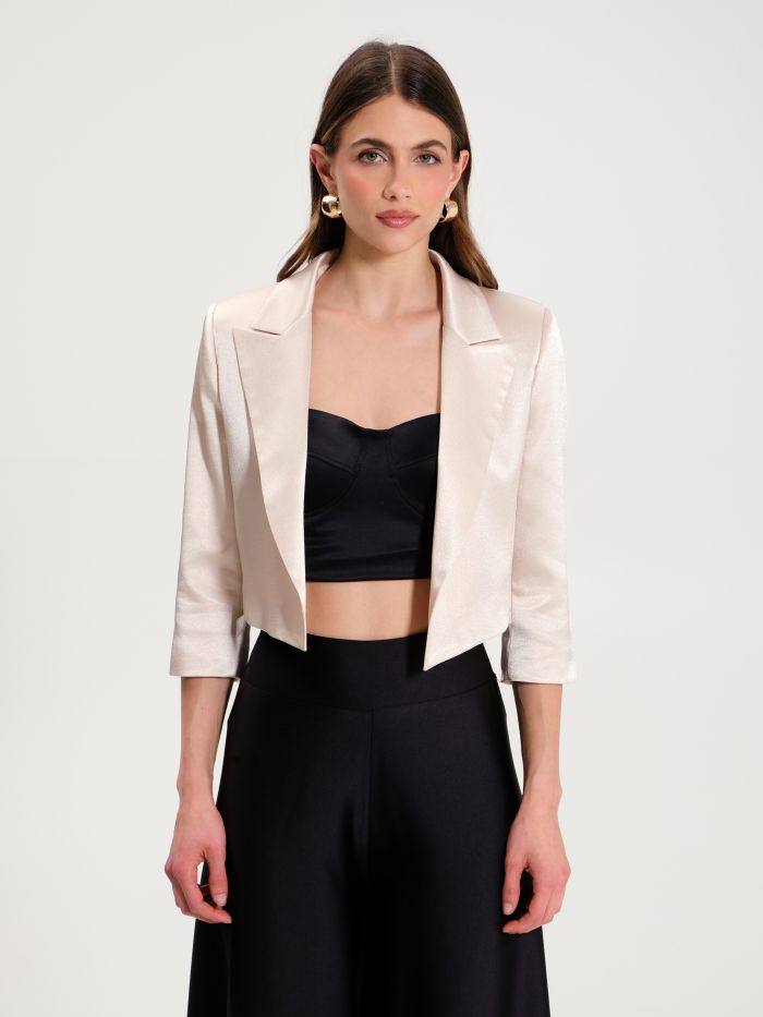 Rinascimento Giacca in Envers Satin In Vendita