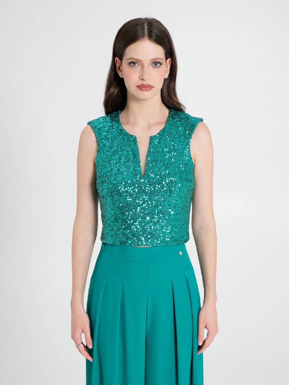 Rinascimento Top Paillettes Saldi