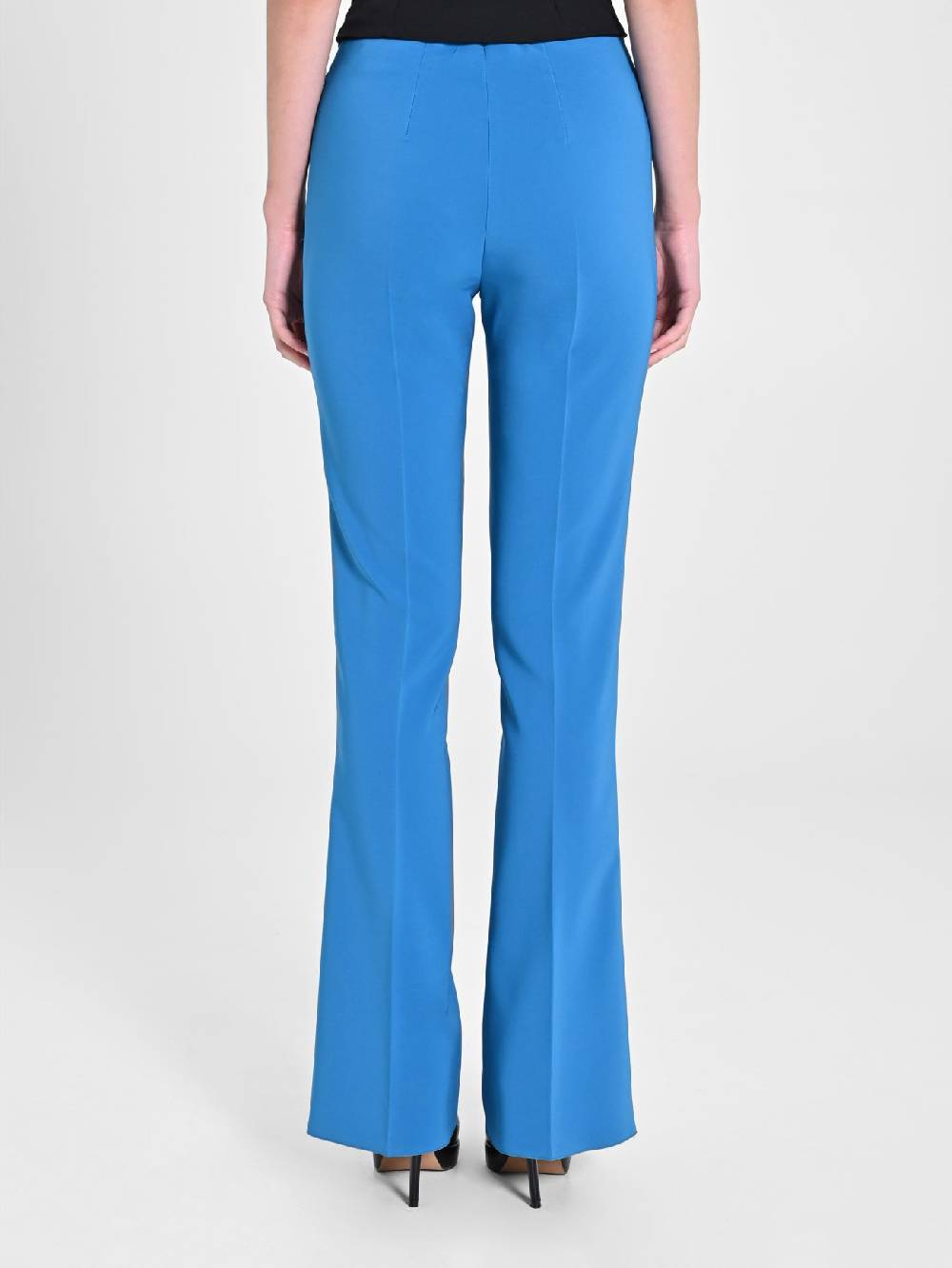 Rinascimento Pantalone Flared Blu Oceano In Linea