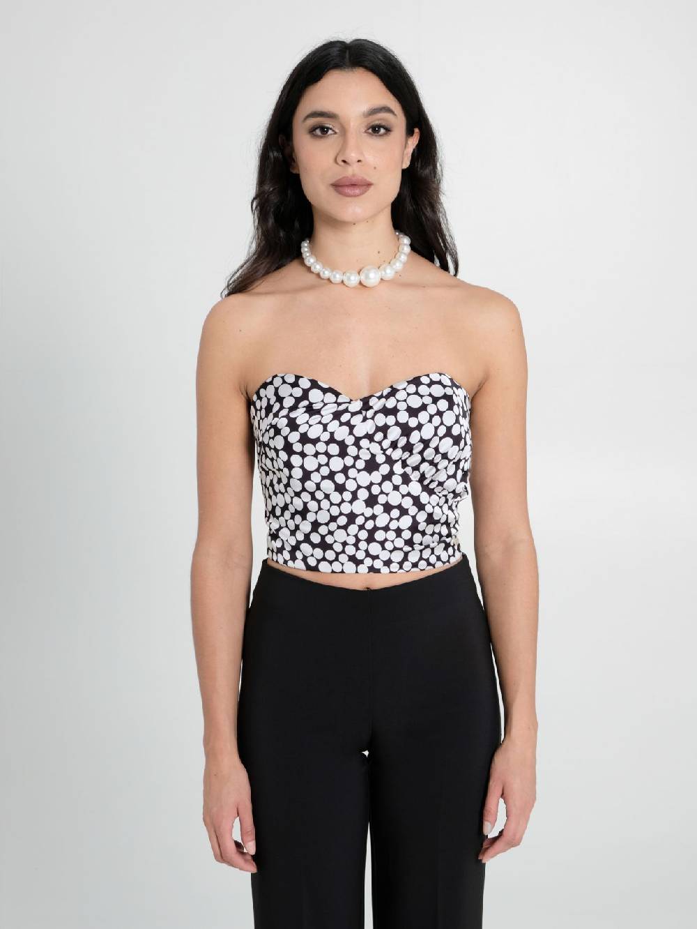 Rinascimento Top Bustier Pois Convenienza
